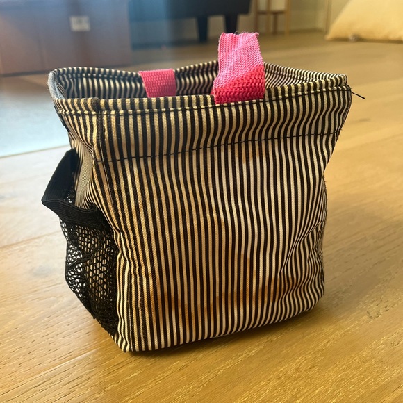 Thirty One littles carry all caddy black pink white - Picture 2 of 5